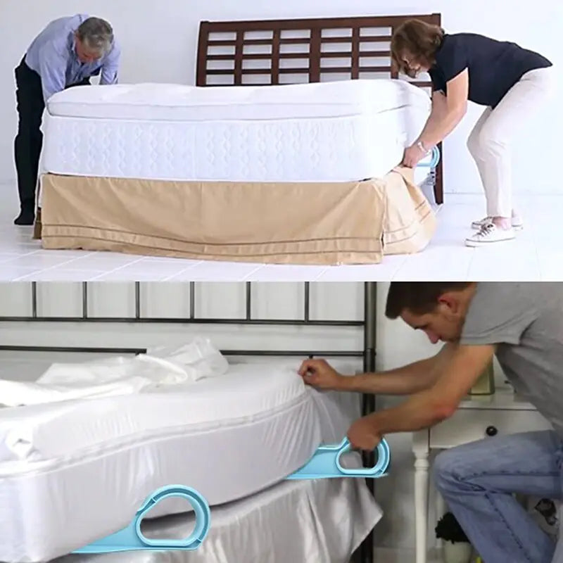 ErgoLift Mattress Wedge: 1/2 Piece Set - Ergonomic Bed Elevator Tool for Easy Lifting &amp; Back Pain Relief Rieworkes