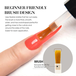 CANNI Green Gel Nail Polish, 1Pcs Pastel Lime Sage Light Green Gel Polish Bringt Mint Green Color Nail Polish Gel High Gloss Soak Off U V Gel Nail French Nail Manicure Salon DIY Rieworkes
