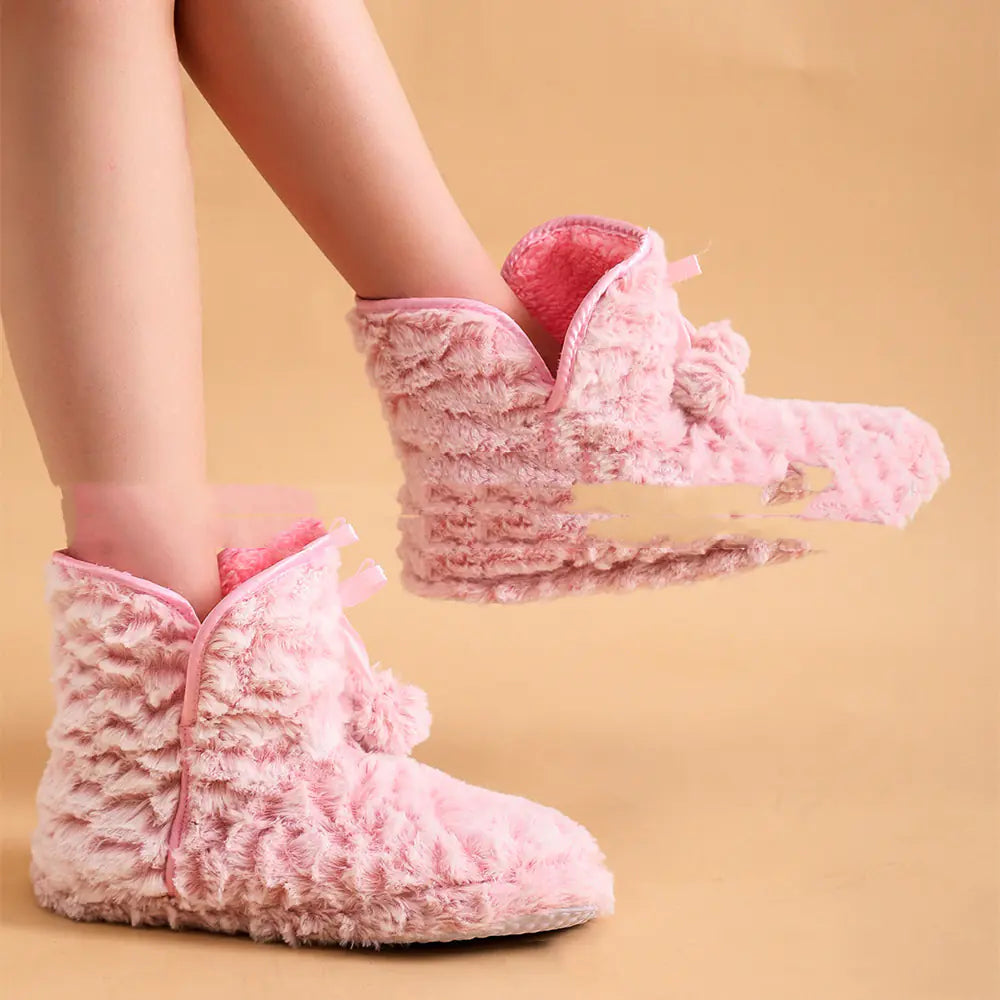 Women's Warm Cotton Indoor Boots for Autumn & Winter Mimarta