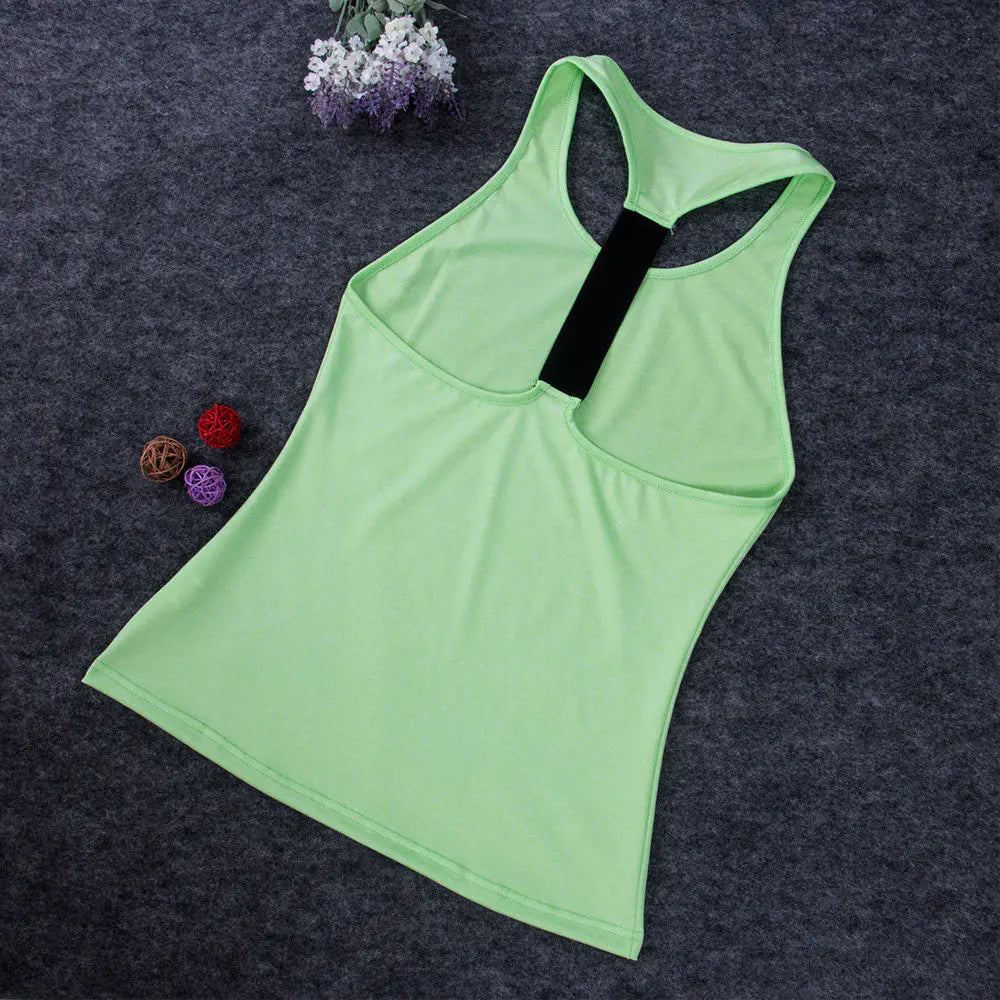 Casual Sleeveless Women  Yoga Shirts Rieworkes