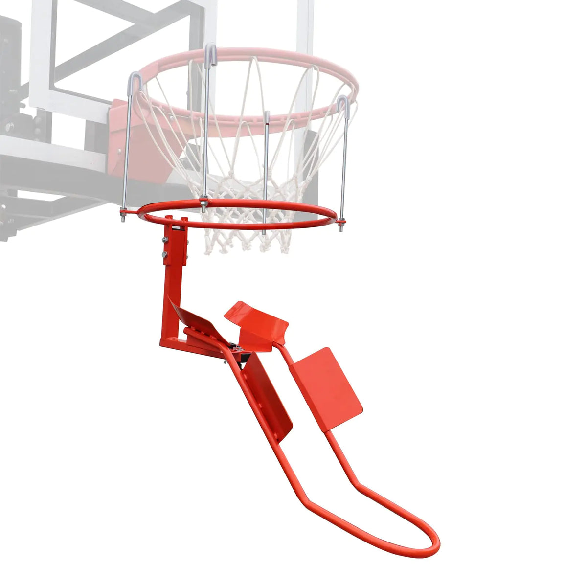 KATOP Basketball Return Attachment for Hoop Heavy Duty Durable Steel Basketball Return System 180 Degrees Rotatable Basketball Shot Returner for 18" Rim Indoor and Outdoor 【Product Patents】 Mimarta
