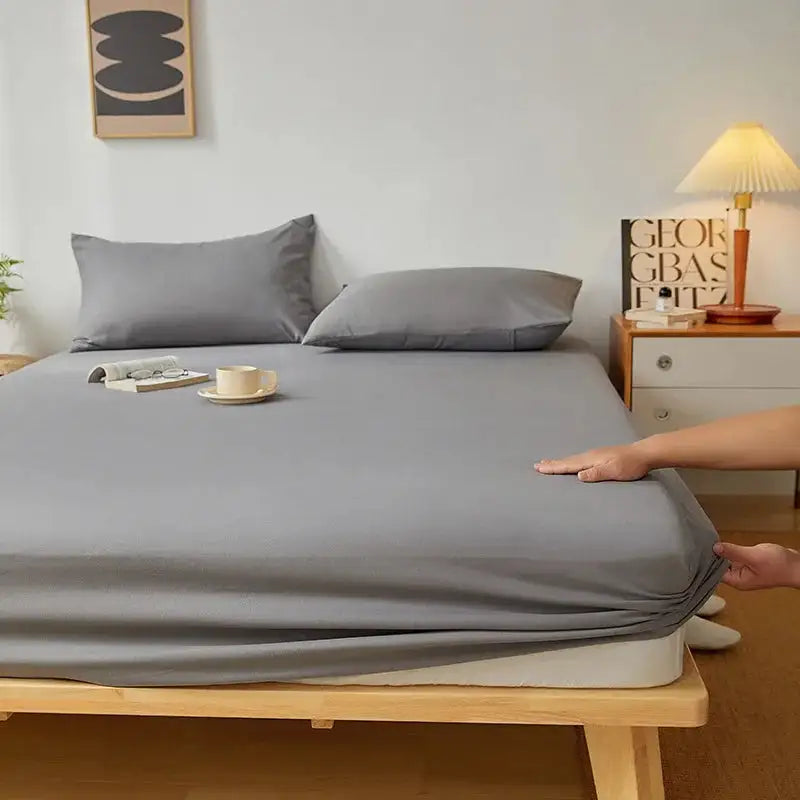 Cotton Bed Fitted Sheet With Elastic Bands Rieworkes