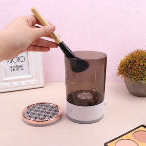 Automatic Brush Cleaner Electric Makeup Brush Cleaning Machine Fast Clean Dryer Rieworkes