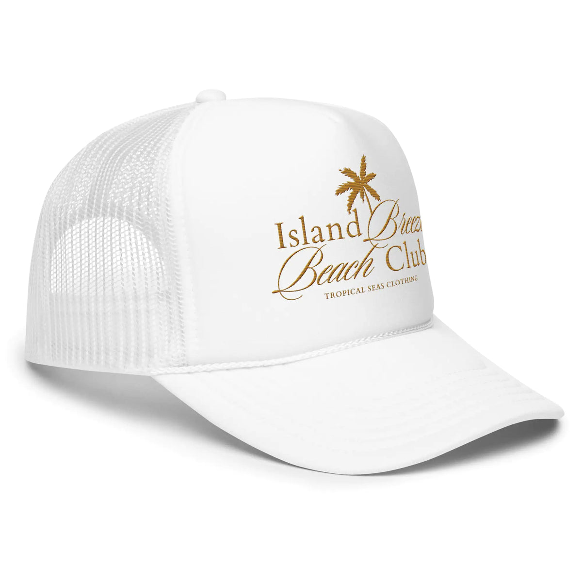 Foam Island Breeze Beach Club trucker hat Rieworkes