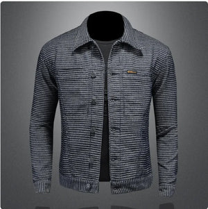 Men's Casual Denim Motorcycle Jacket Rieworkes