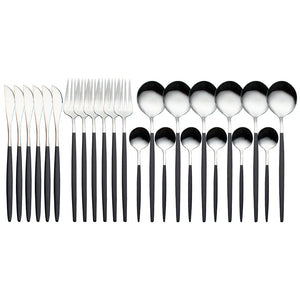 24 Pieces Luxury Cutlery Set Rieworkes