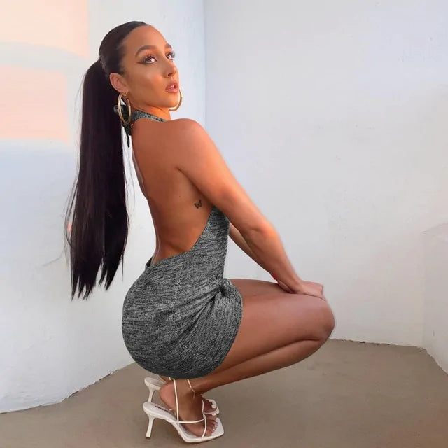 Sexy Backless Mini Dresses Rieworkes