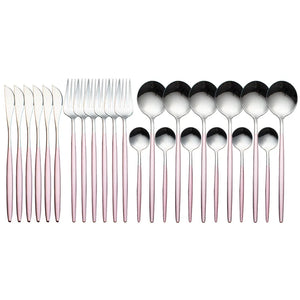 24 Pieces Luxury Cutlery Set Rieworkes