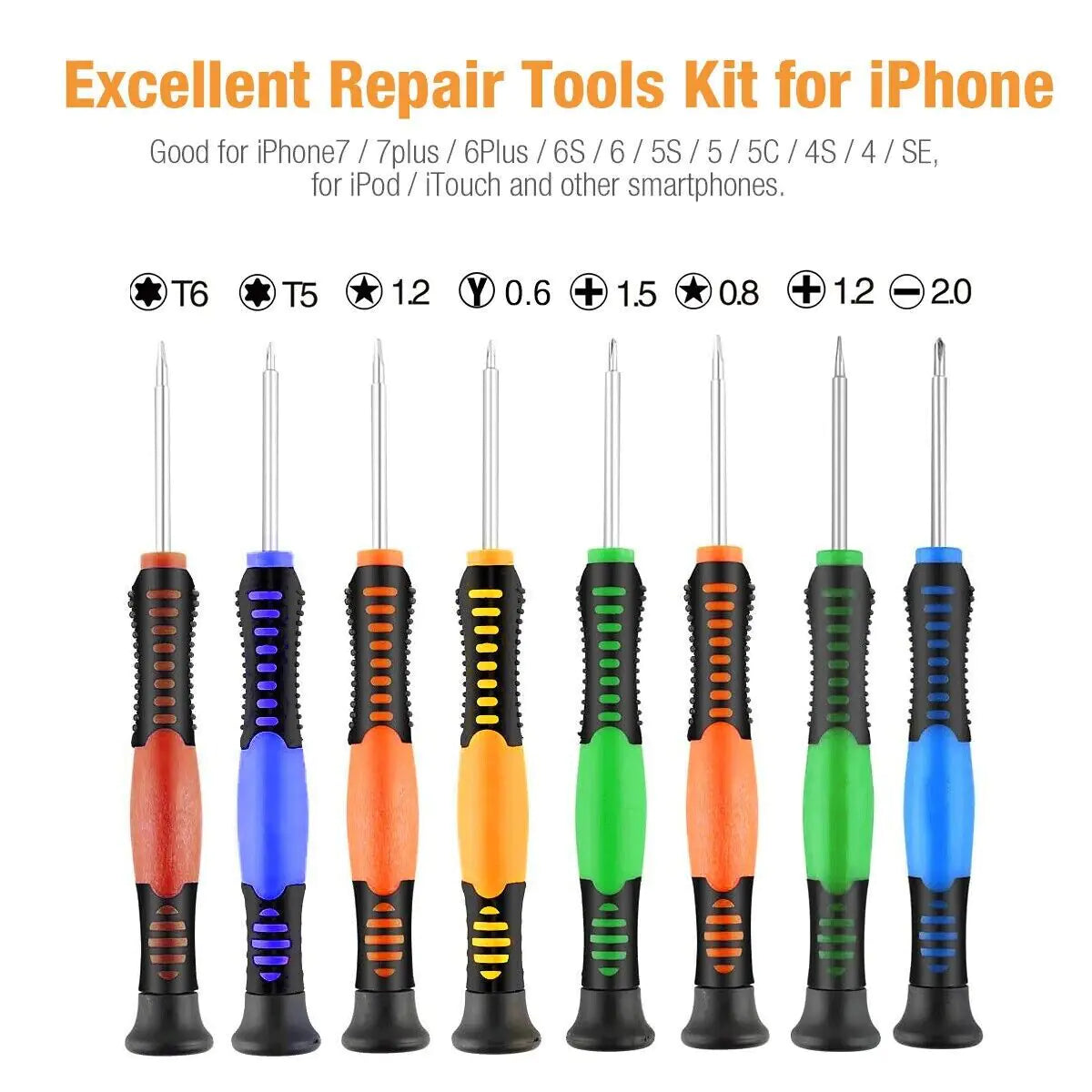 20 in 1 Mobile Phone Screen Opening Repair Tools Kit Screwdriver Set For iPhone Rieworkes