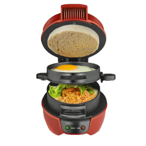 Burger machine Sandwich machine Home breakfast machine Omelette toaster Rieworkes