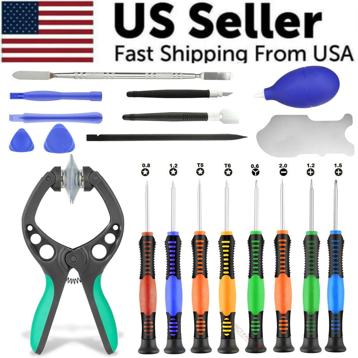 20 in 1 Mobile Phone Screen Opening Repair Tools Kit Screwdriver Set For iPhone Rieworkes