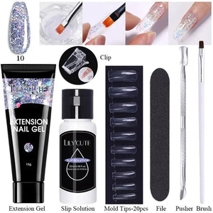 LILYCUTE Nail Extension Gel Set Rieworkes