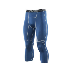 ARSUXEO Men's Compression Running Tights: Gym & Yoga Sportswear Rieworkes
