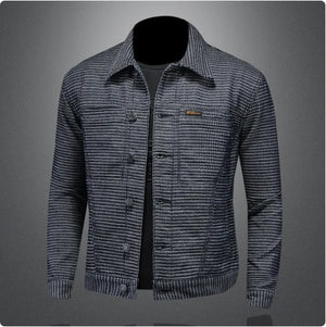 Men's Casual Denim Motorcycle Jacket Rieworkes