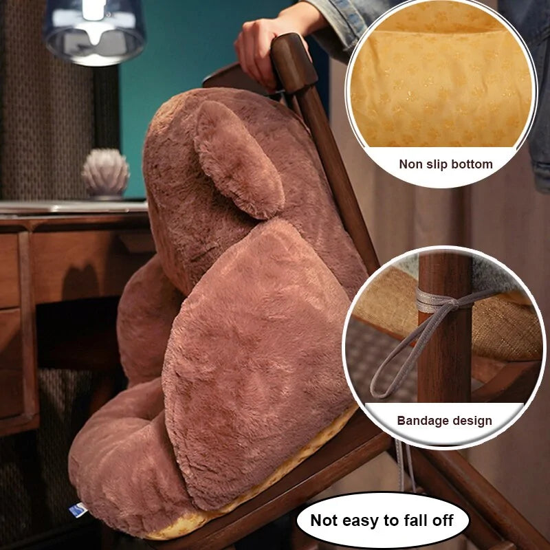One-piece Chair Cushion: Office/Home Seat Support &amp; Backrest Rieworkes