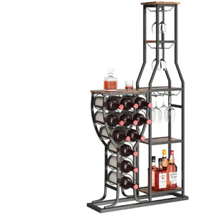 Hanging Wine Glass Holder Wine Storage Rack Rieworkes