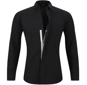 Men's Business Shirt Solid Color Rieworkes