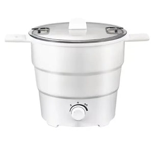 Compact Folding Electric Wok & Rice Cooker Rieworkes