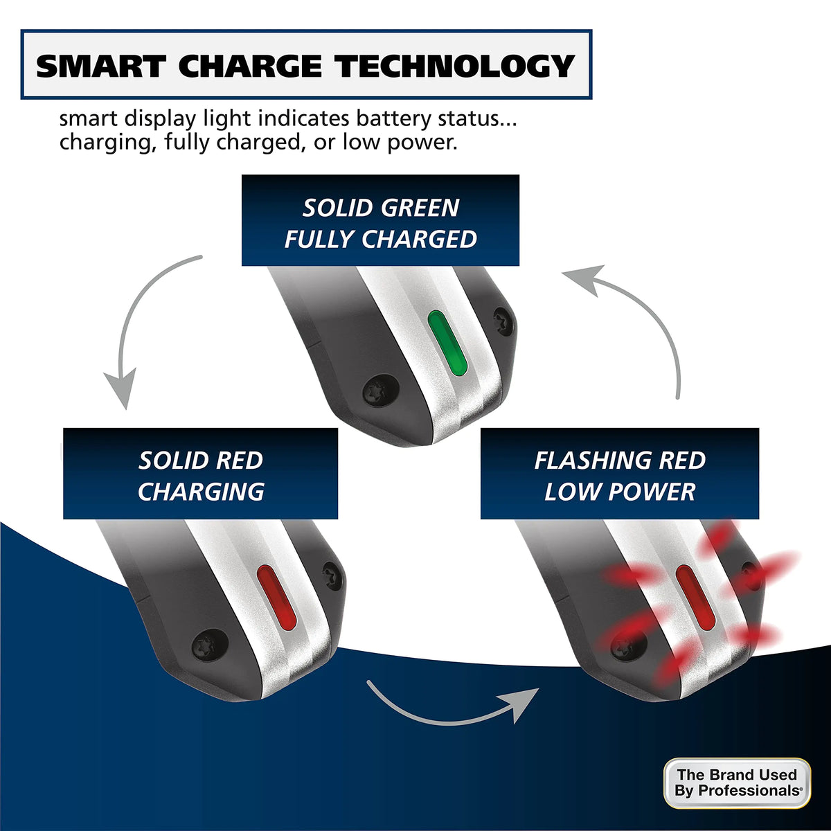 Wahl Lithium Ion Pro Rechargeable Cordless Hair Clippers for Men, Woman, &amp; Children with Smart Charge Technology for Convenient at Home Haircutting - Model 79470 Sliver 22 Piece Set Rieworkes