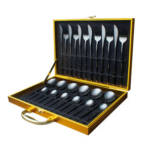24 Pieces Luxury Cutlery Set Rieworkes