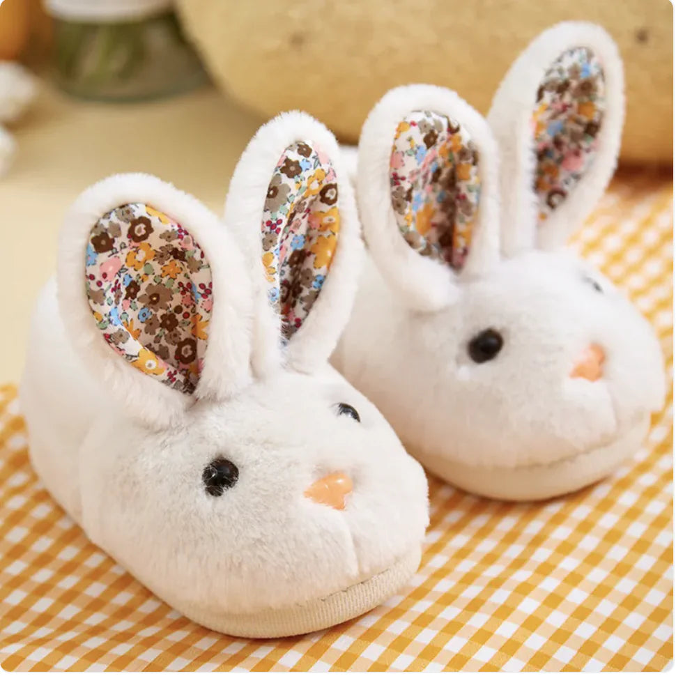 Cozy Fluffy Cotton Indoor Winter Shoes for Kids Rieworkes