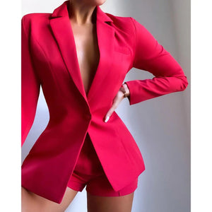 Elegant Women's Shorts Suit Set Rieworkes