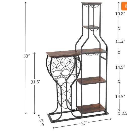 Hanging Wine Glass Holder Wine Storage Rack Rieworkes