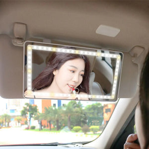 LED Car Sun Visor Mirror Rieworkes