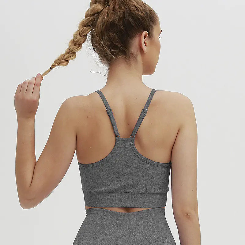 2020 New Cross-Border Yoga Outfit - Crop Top & Bra Mimarta