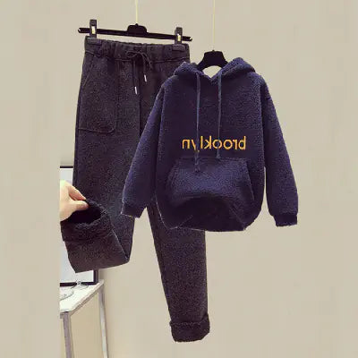 Autumn Winter Fashion Set for Women - Hoodie & Pants Mimarta