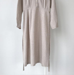 2020 Korean Style Long Sleeve Checkered Dress Mimarta