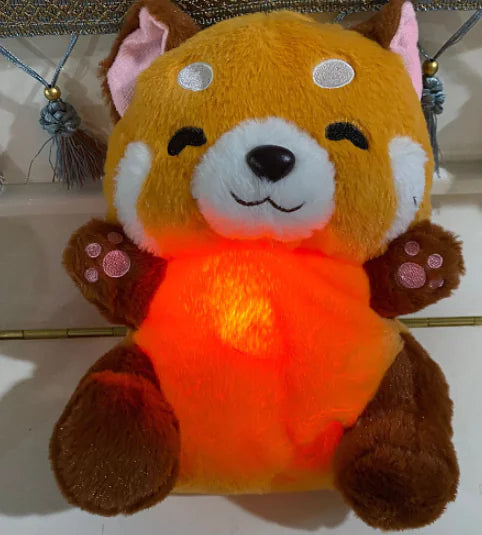 New Red Panda Plush Toy: Musical Lights &amp; Breathing Rieworkes
