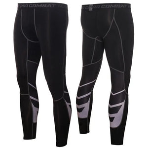 Men's Pro Compression Running Tights: Hot Yoga Pants for Gym & Basketball Rieworkes