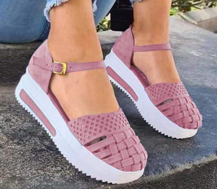 Women's Summer Fashion Thick Bottom Toe Cap Sandals Mimarta