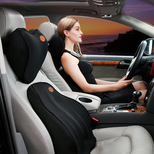 Car Lumbar Support Cushion with Memory Foam (All Seasons) Mimarta