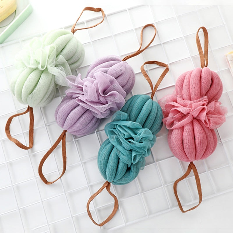 Large Japanese Bath Towel and Exfoliating Bath Ball Mimarta