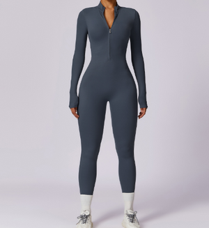 Women's Warm Zipper Yoga Jumpsuit Mimarta