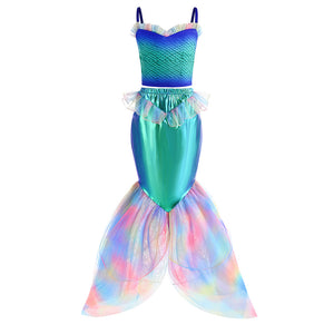 Halloween Mermaid Dress for Girls - Ariel Style Mimarta