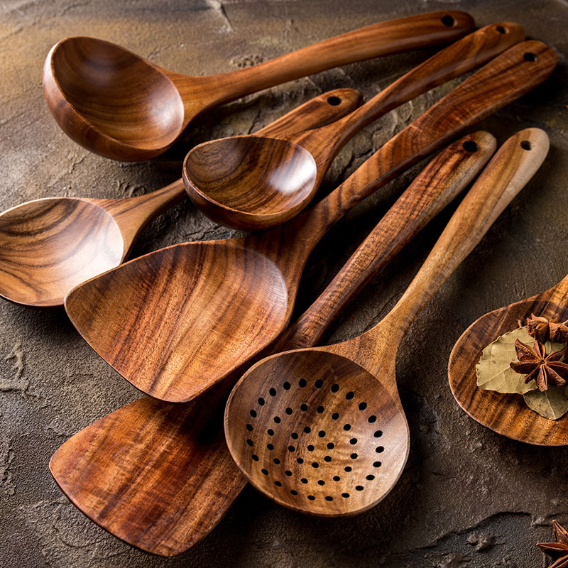 Essential Non-Stick Cookware & Wooden Spoon Set Mimarta