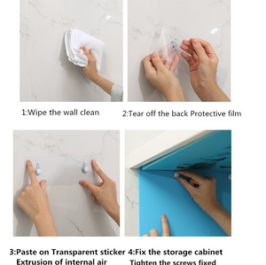 Hidden Bathroom Storage Cabinet with Waterproof Design Mimarta
