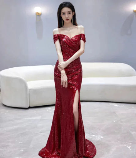 One-Shoulder High-End Affordable Luxury White Dress Mimarta