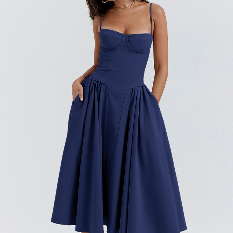 Summer Red Strapless Dress for Women - Stylish & Sexy Mimarta
