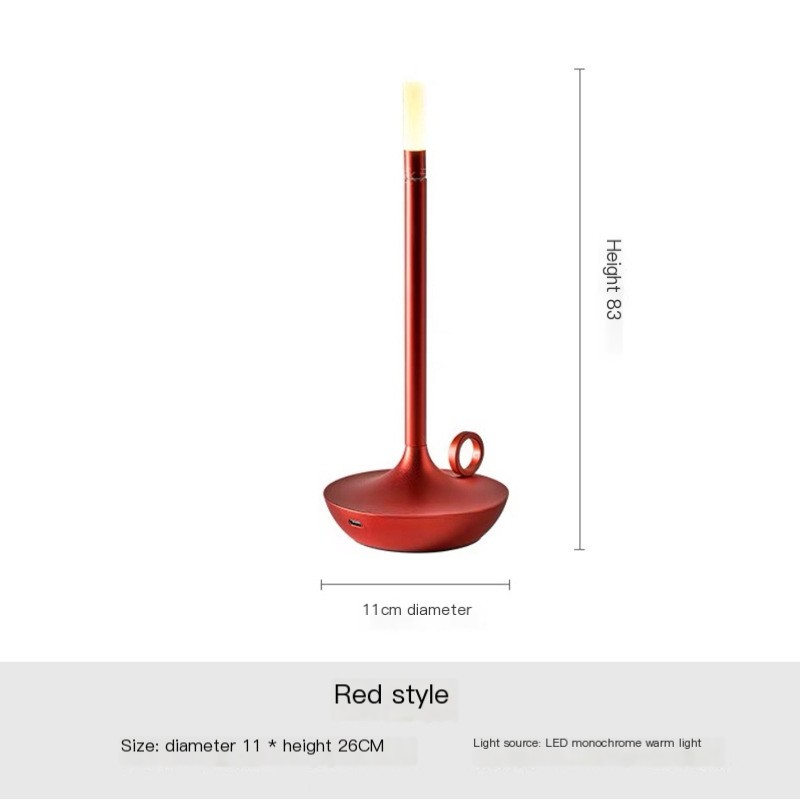 Modern Minimalist LED Vintage Candle Table Lamp Mimarta