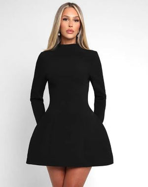 Sexy Backless Round Neck Dress Mimarta