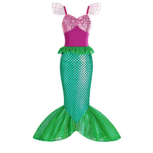 Halloween Mermaid Dress for Girls - Ariel Style Mimarta