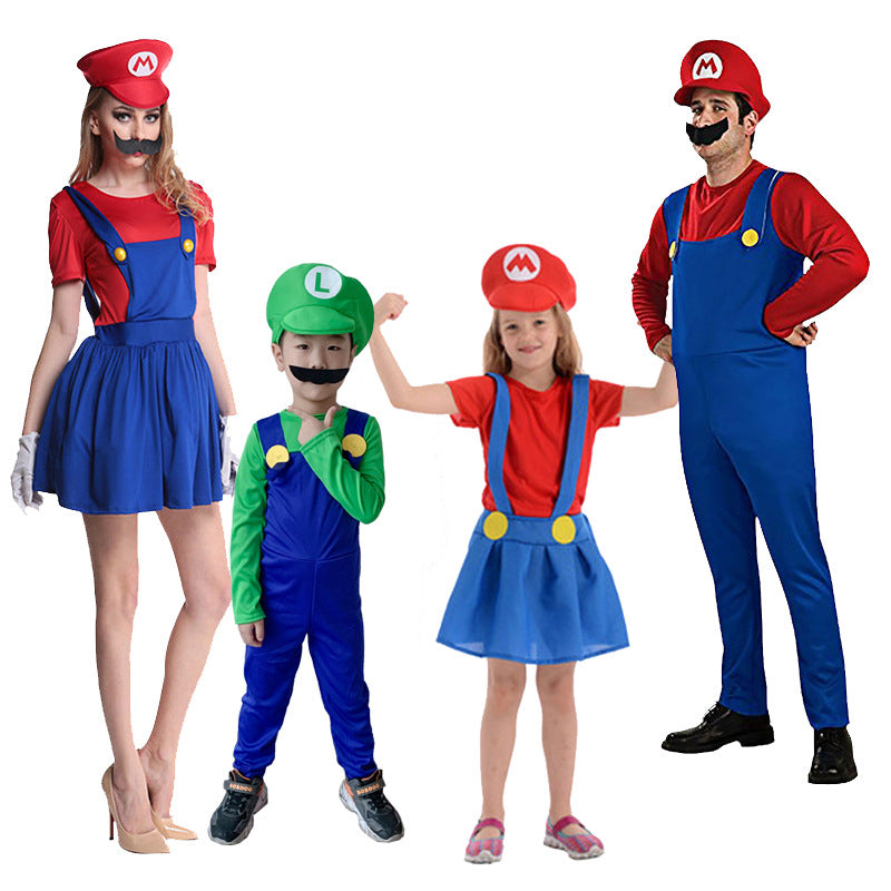 Mario Costume Dress for Kids - Cosplay and Halloween Mimarta