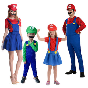 Mario Costume Dress for Kids - Cosplay and Halloween Mimarta