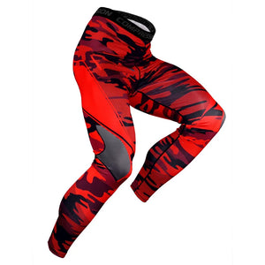 Men's Pro Compression Running Tights: Hot Yoga Pants for Gym & Basketball Rieworkes