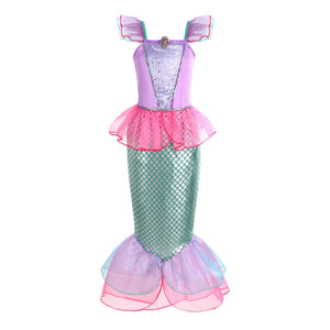 Halloween Mermaid Dress for Girls - Ariel Style Mimarta