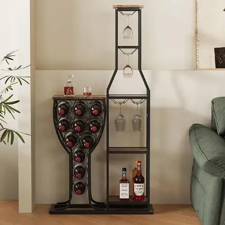 Hanging Wine Glass Holder Wine Storage Rack Rieworkes